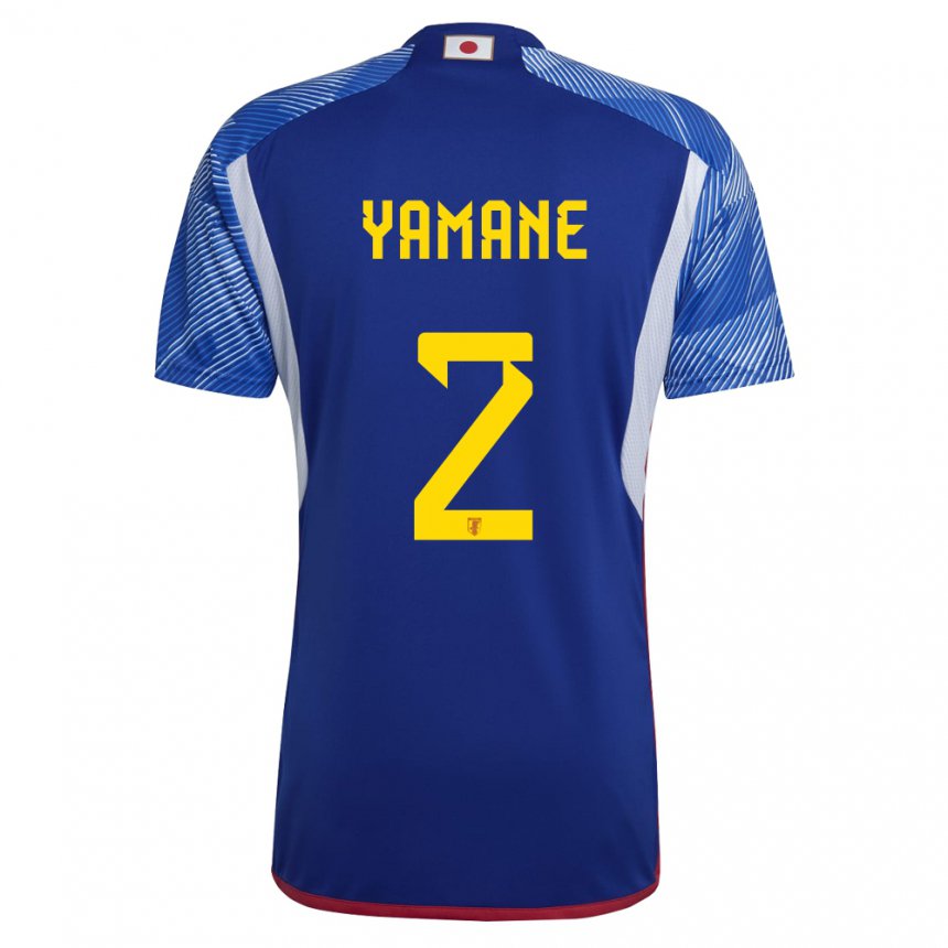 Børn Japans Miki Yamane #2 Kongeblå Hjemmebane Spillertrøjer 22-24 Trøje T-shirt