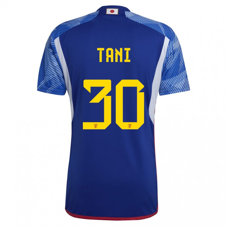 Børn Japans Kosei Tani #30 Kongeblå Hjemmebane Spillertrøjer 22-24 Trøje T-shirt