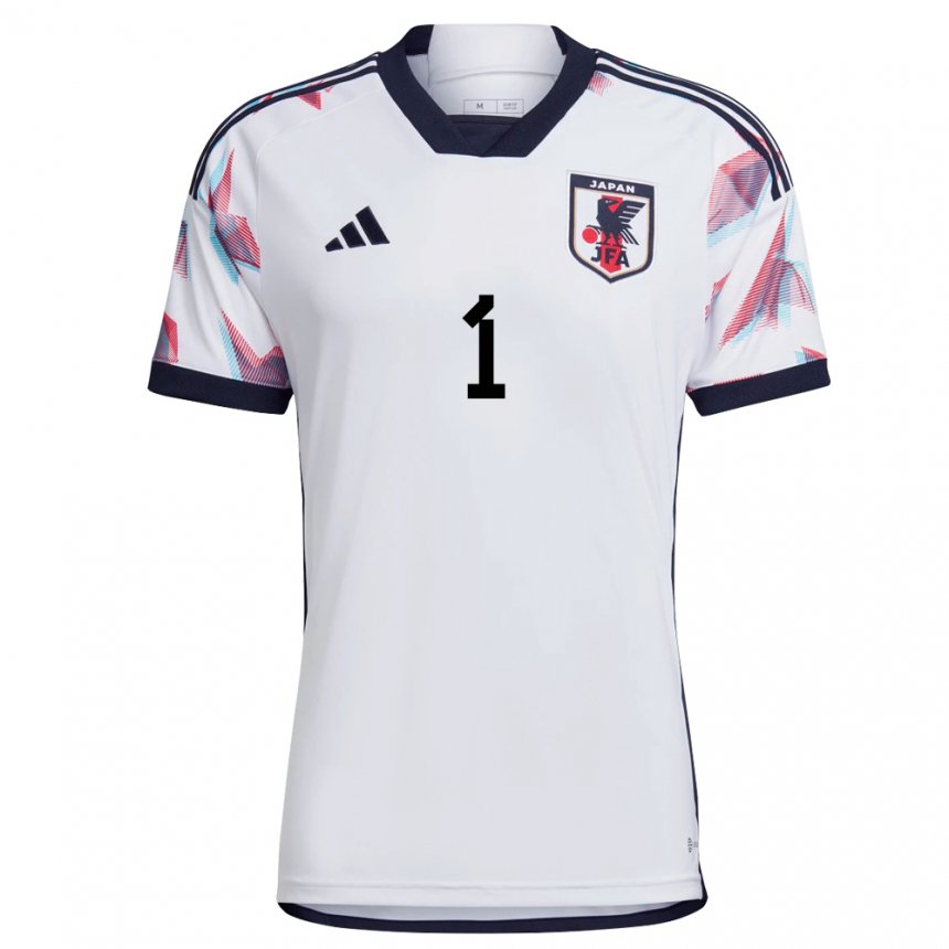 Børn Japans Eiji Kawashima #1 Hvid Udebane Spillertrøjer 22-24 Trøje T-shirt