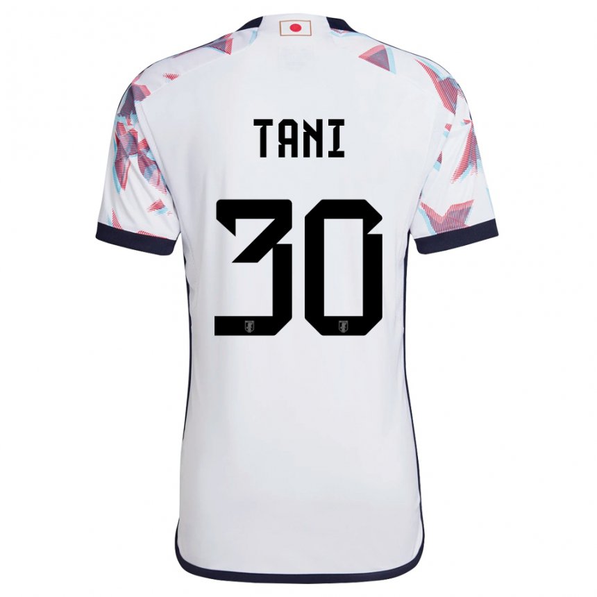 Børn Japans Kosei Tani #30 Hvid Udebane Spillertrøjer 22-24 Trøje T-shirt