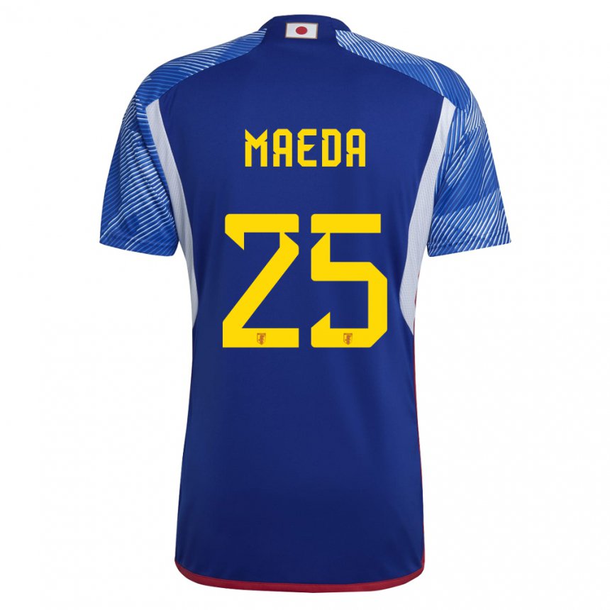 Mænd Japans Daizen Maeda #25 Kongeblå Hjemmebane Spillertrøjer 22-24 Trøje T-shirt