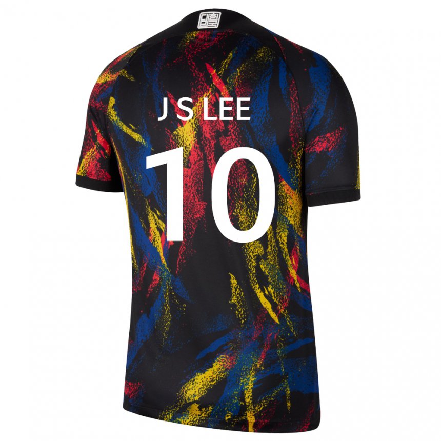 Mænd Sydkoreas Jae-sung Lee #10 Flerfarvet Udebane Spillertrøjer 22-24 Trøje T-shirt
