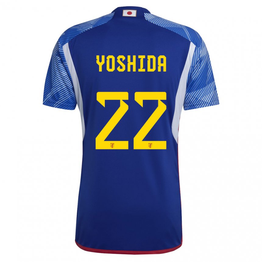 Kvinder Japans Maya Yoshida #22 Kongeblå Hjemmebane Spillertrøjer 22-24 Trøje T-shirt