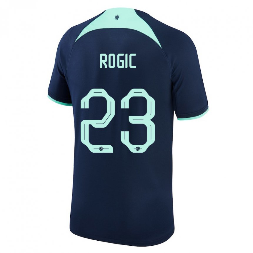 Kvinder Australiens Tom Rogic #23 Mørkeblå Udebane Spillertrøjer 22-24 Trøje T-shirt