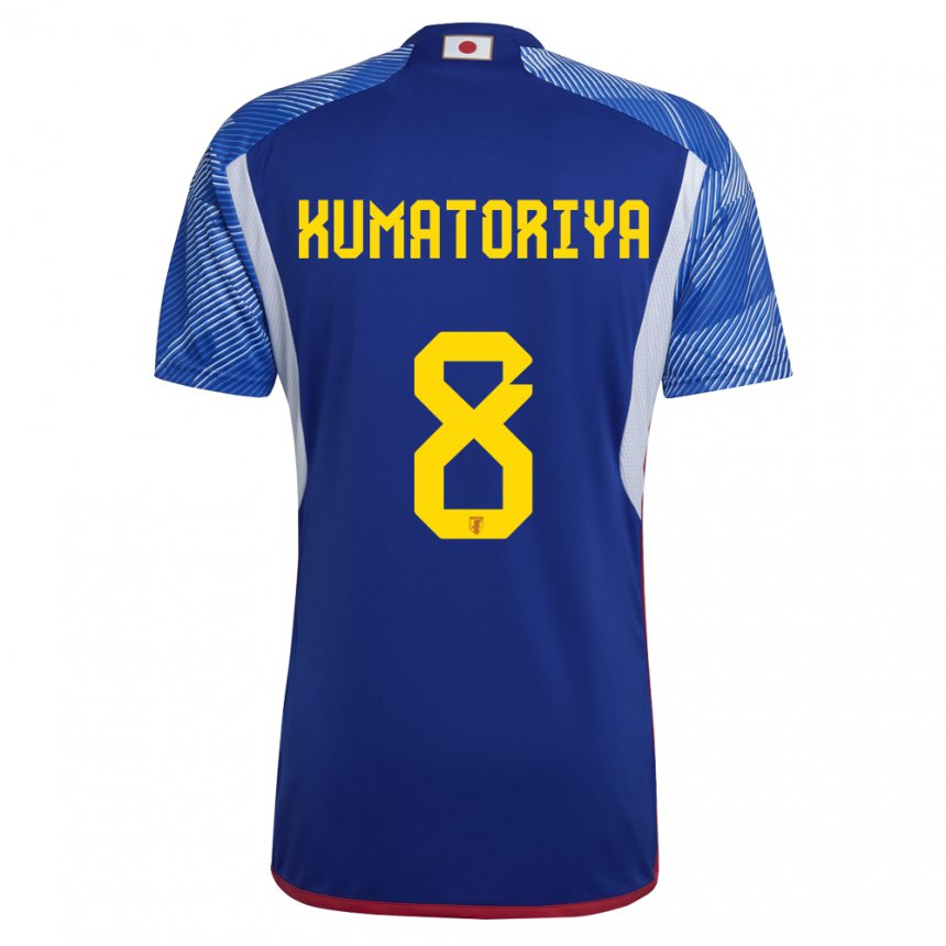 Kvinder Japans Issei Kumatoriya #8 Kongeblå Hjemmebane Spillertrøjer 22-24 Trøje T-shirt