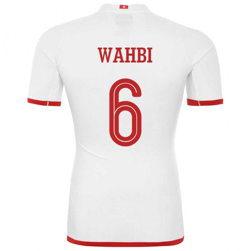 Kvinder Tunesiens Gaith Wahbi #6 Hvid Udebane Spillertrøjer 22-24 Trøje T-shirt