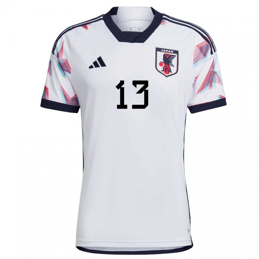 Kvinder Japans Kota Kudo #13 Hvid Udebane Spillertrøjer 22-24 Trøje T-shirt