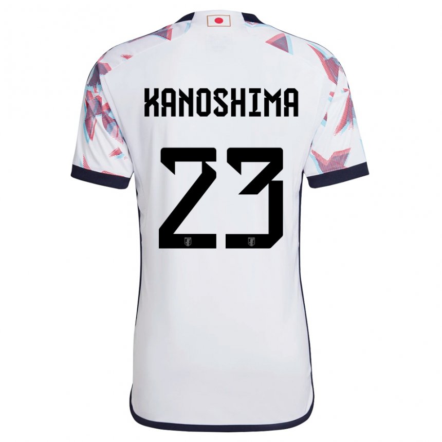 Kvinder Japans Yu Kanoshima #23 Hvid Udebane Spillertrøjer 22-24 Trøje T-shirt