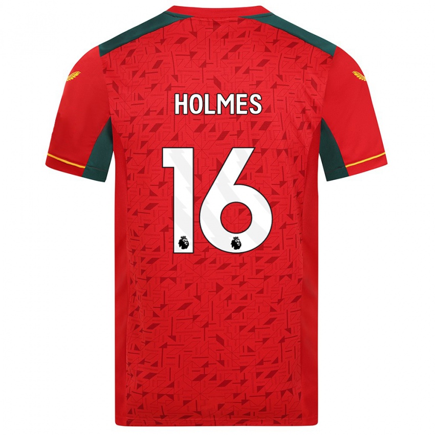 Børn Summer Holmes #16 Rød Udebane Spillertrøjer 2023/24 Trøje T-Shirt