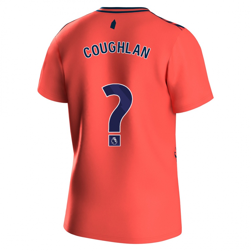 Børn Sam Coughlan #0 Koral Udebane Spillertrøjer 2023/24 Trøje T-Shirt