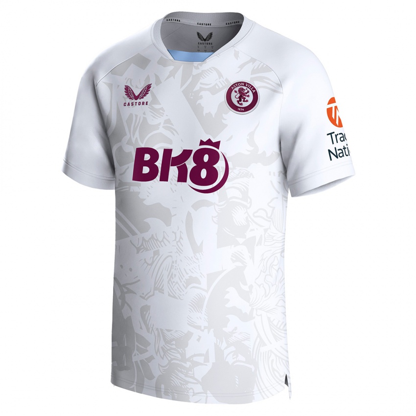 Børn Mikell Barnes #0 Hvid Udebane Spillertrøjer 2023/24 Trøje T-Shirt