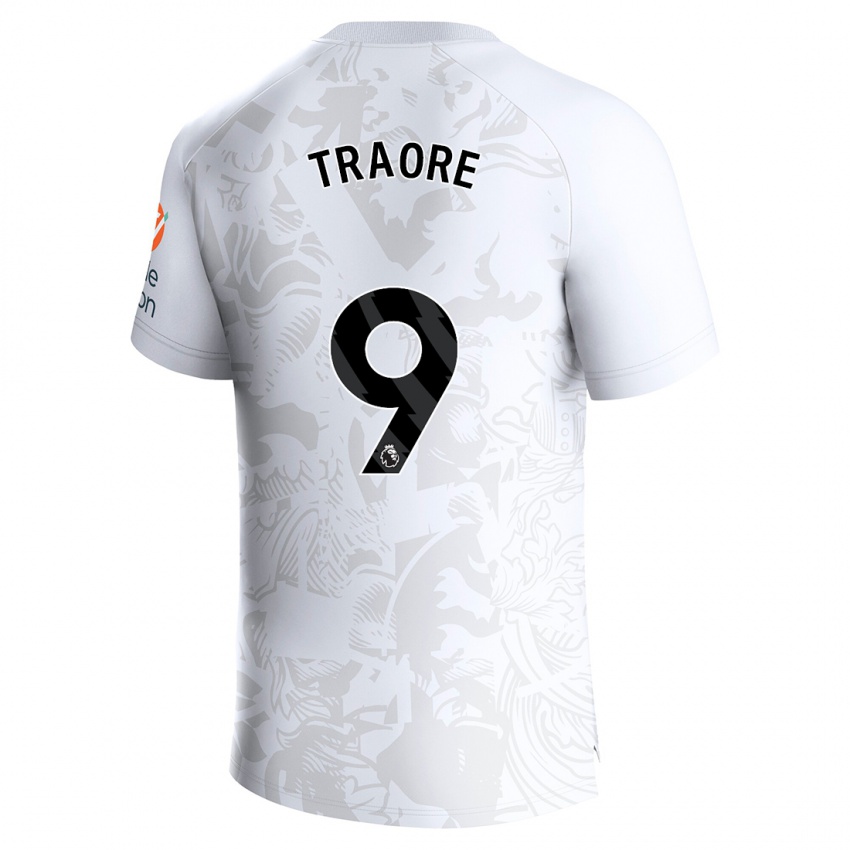 Børn Bertrand Traoré #9 Hvid Udebane Spillertrøjer 2023/24 Trøje T-Shirt