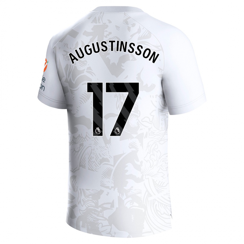 Børn Ludwig Augustinsson #17 Hvid Udebane Spillertrøjer 2023/24 Trøje T-Shirt