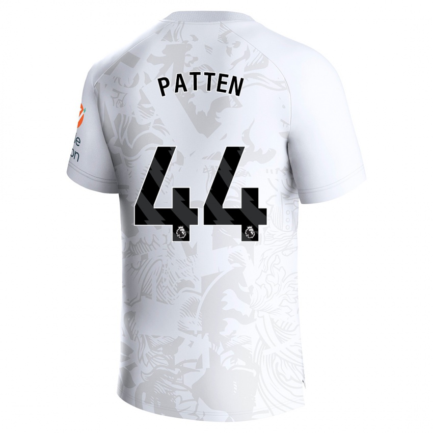 Børn Anna Patten #44 Hvid Udebane Spillertrøjer 2023/24 Trøje T-Shirt