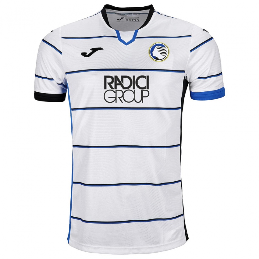 Børn Iacopo Regonesi #33 Hvid Udebane Spillertrøjer 2023/24 Trøje T-Shirt