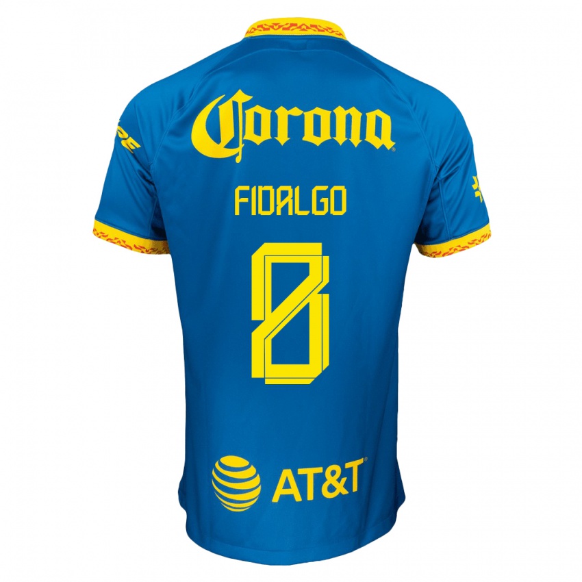 Børn Alvaro Fidalgo #8 Blå Udebane Spillertrøjer 2023/24 Trøje T-Shirt