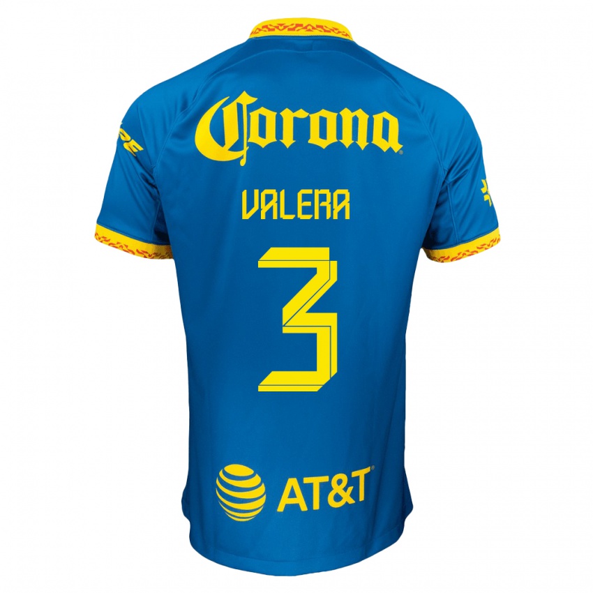 Børn Selene Valera #3 Blå Udebane Spillertrøjer 2023/24 Trøje T-Shirt