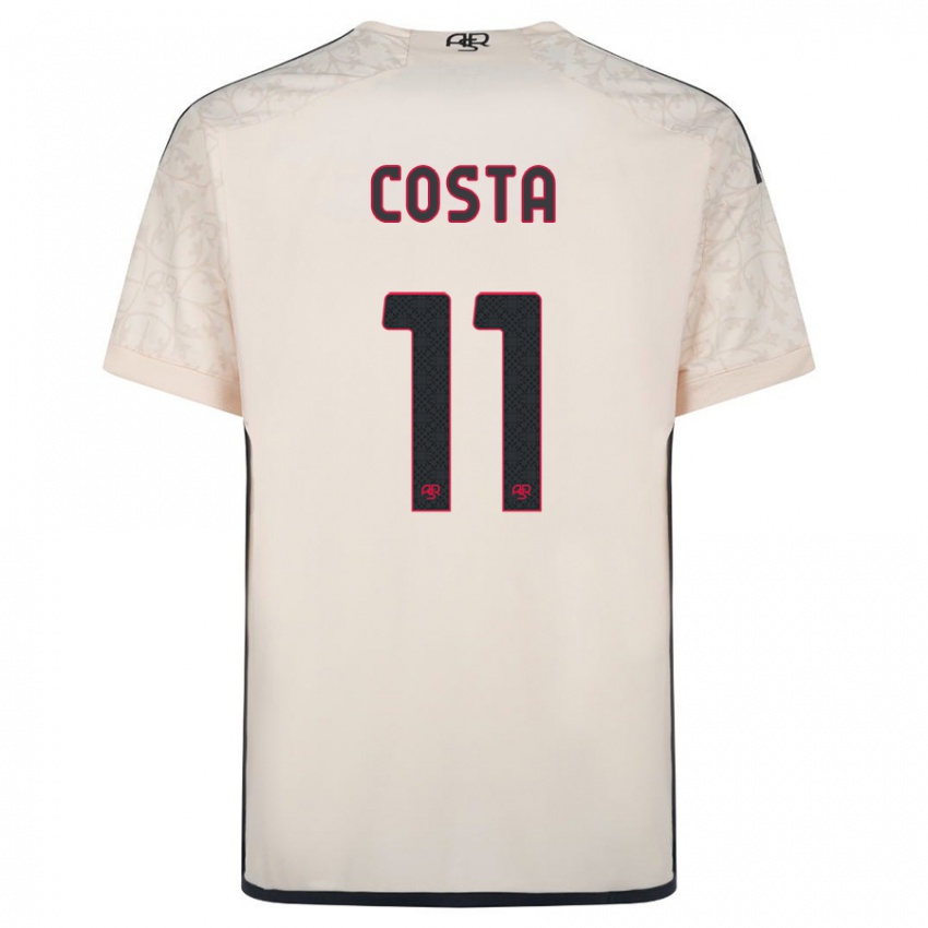 Mænd João Costa #11 Råhvid Udebane Spillertrøjer 2023/24 Trøje T-Shirt