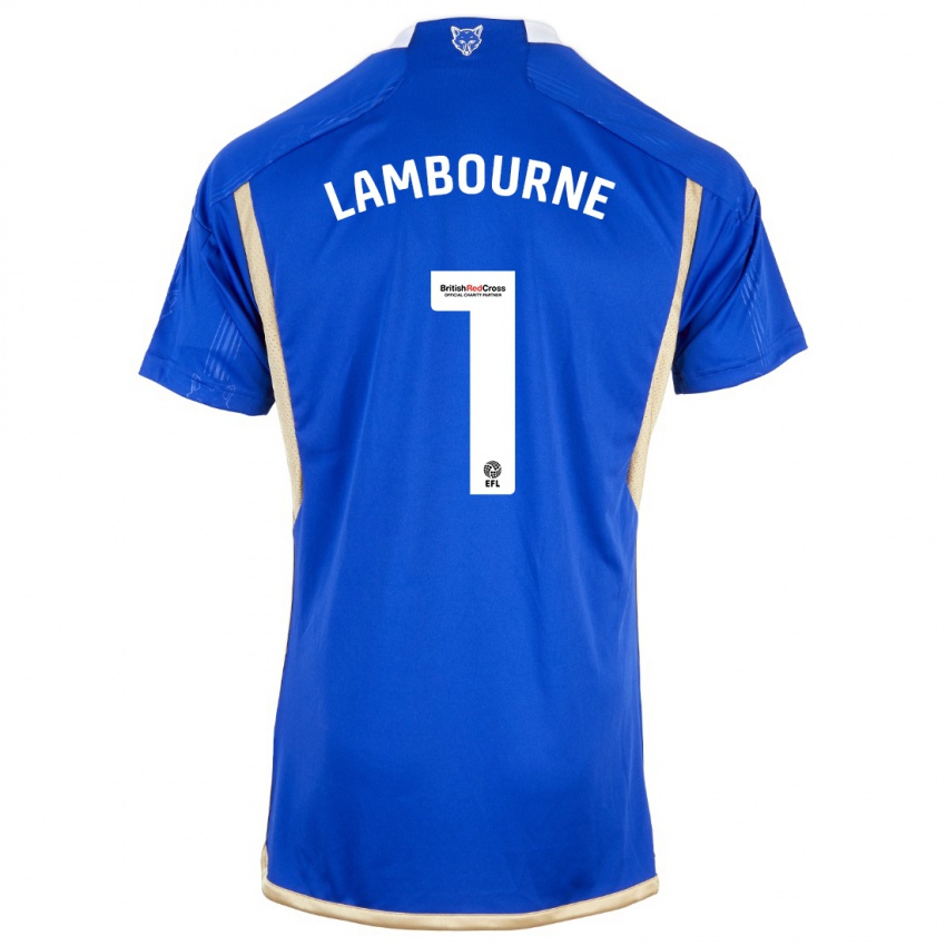 Kvinder Demi Lambourne #1 Kongeblå Hjemmebane Spillertrøjer 2023/24 Trøje T-Shirt