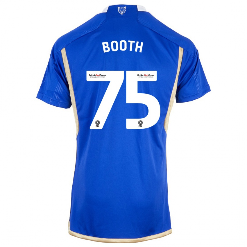 Kvinder Zach Booth #75 Kongeblå Hjemmebane Spillertrøjer 2023/24 Trøje T-Shirt