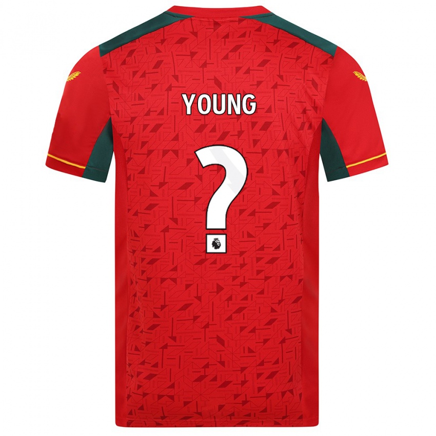 Kvinder Joe Young #0 Rød Udebane Spillertrøjer 2023/24 Trøje T-Shirt