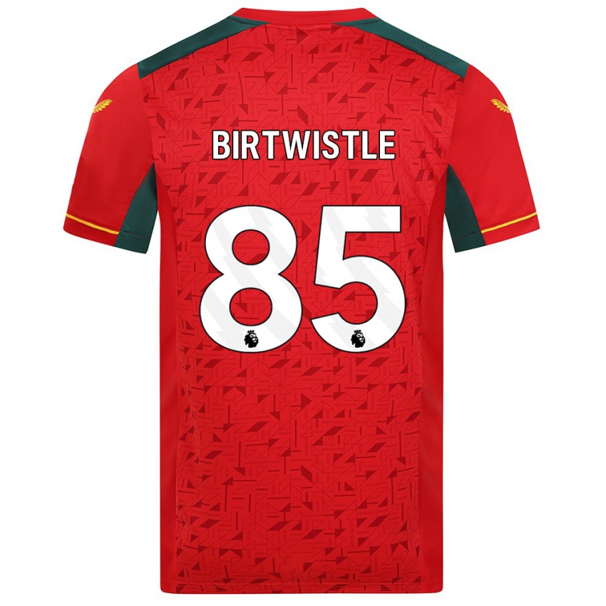 Kvinder Harry Birtwistle #85 Rød Udebane Spillertrøjer 2023/24 Trøje T-Shirt