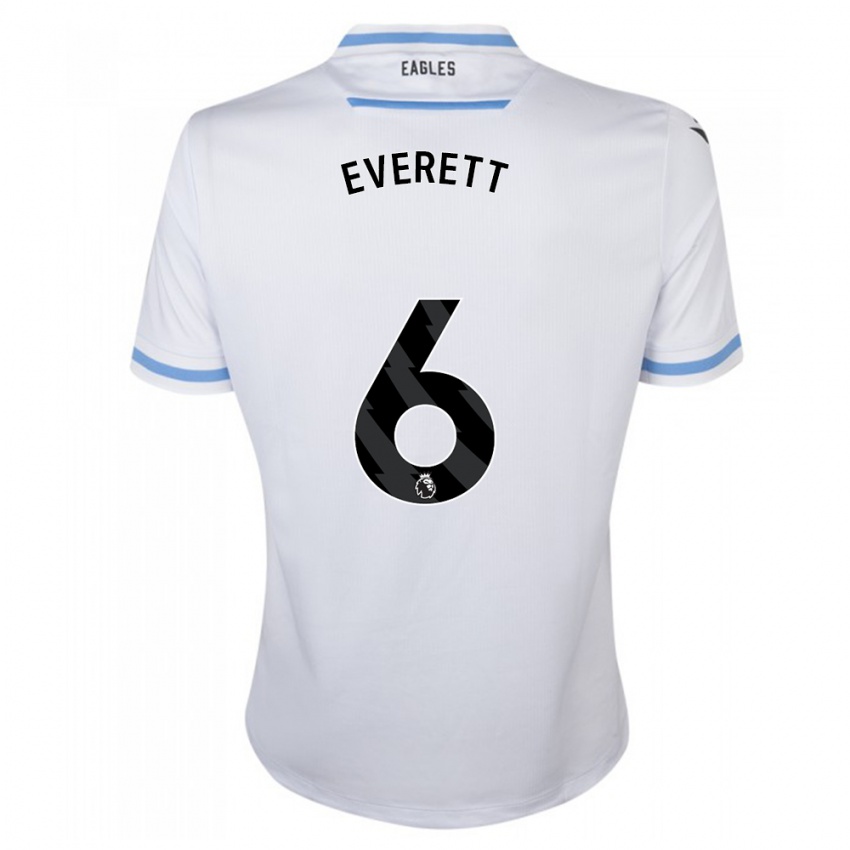 Kvinder Aimee Everett #6 Hvid Udebane Spillertrøjer 2023/24 Trøje T-Shirt
