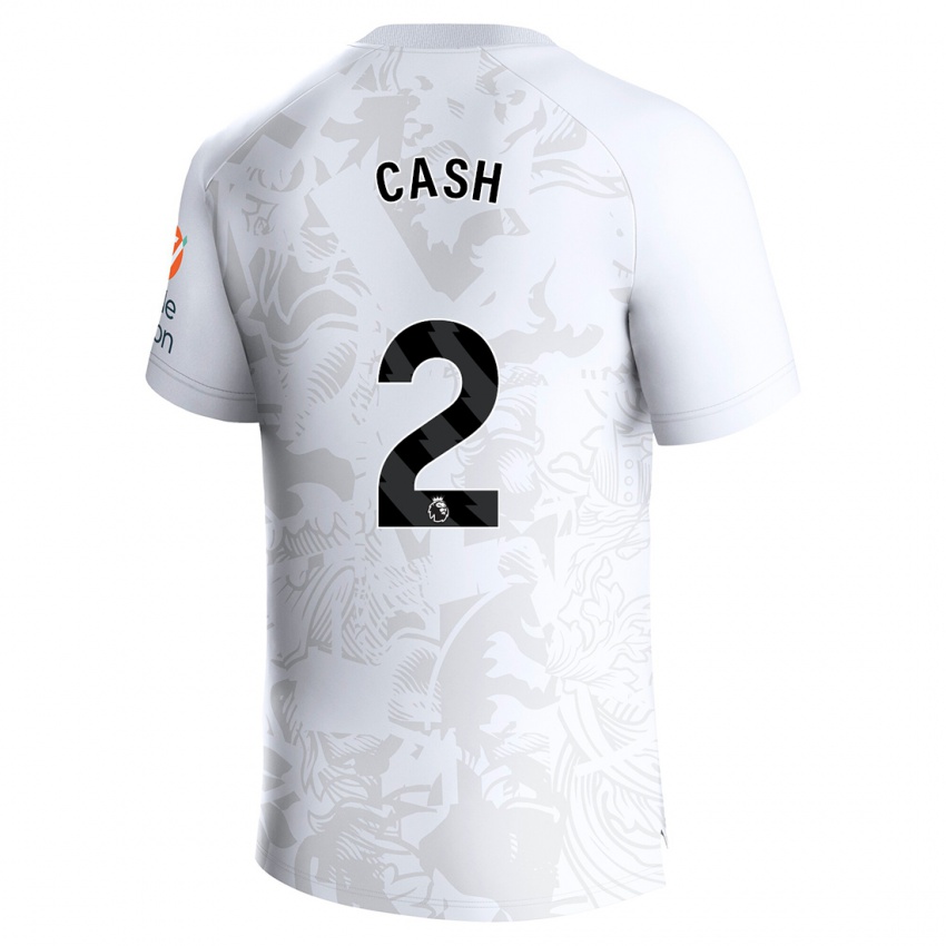 Kvinder Matty Cash #2 Hvid Udebane Spillertrøjer 2023/24 Trøje T-Shirt