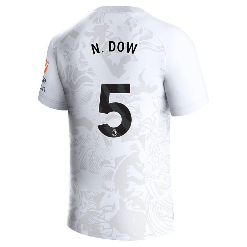 Kvinder Elisha N'dow #5 Hvid Udebane Spillertrøjer 2023/24 Trøje T-Shirt