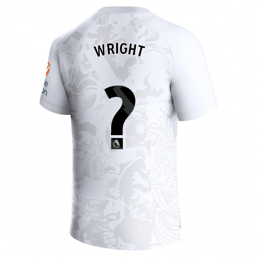 Kvinder James Wright #0 Hvid Udebane Spillertrøjer 2023/24 Trøje T-Shirt