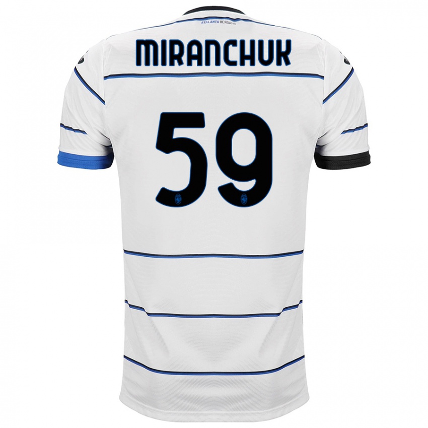 Kvinder Aleksey Miranchuk #59 Hvid Udebane Spillertrøjer 2023/24 Trøje T-Shirt