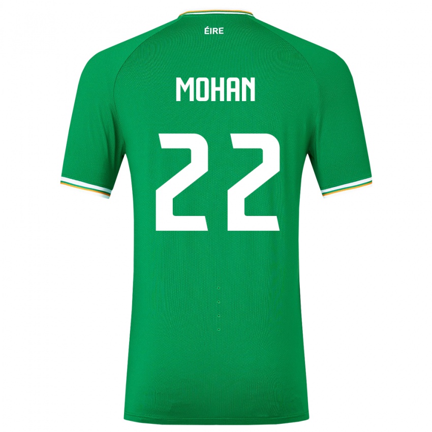 Børn Irland Stephen Mohan #22 Grøn Hjemmebane Spillertrøjer 24-26 Trøje T-Shirt