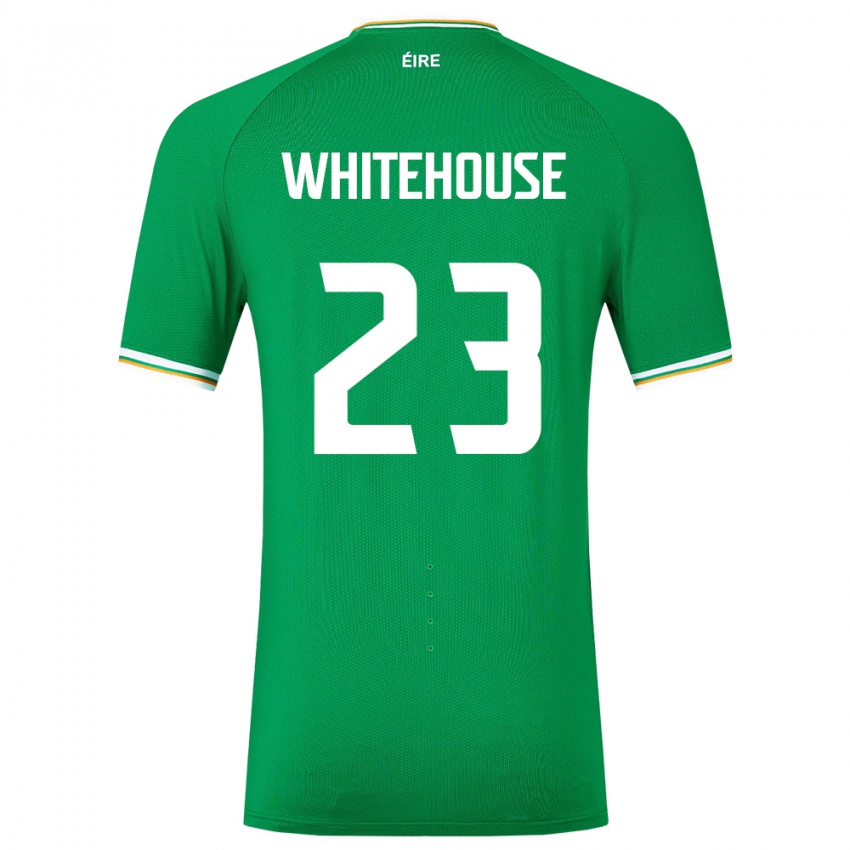 Børn Irland Sophie Whitehouse #23 Grøn Hjemmebane Spillertrøjer 24-26 Trøje T-Shirt