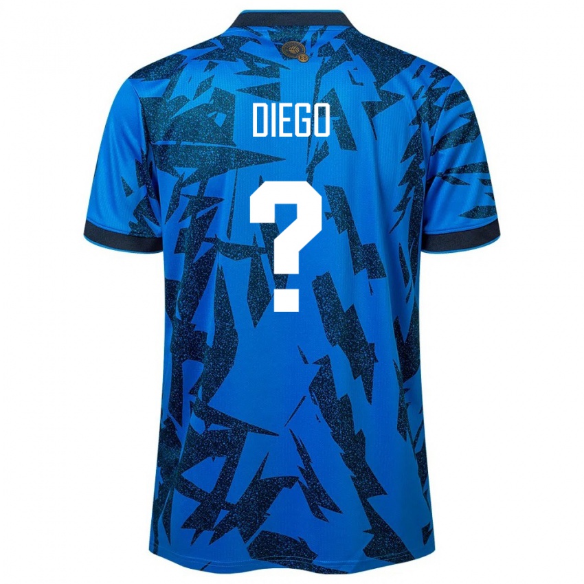 Børn El Salvador Diego Vásquez #0 Blå Hjemmebane Spillertrøjer 24-26 Trøje T-Shirt