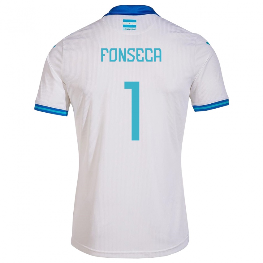 Børn Honduras Harold Fonseca #1 Hvid Hjemmebane Spillertrøjer 24-26 Trøje T-Shirt