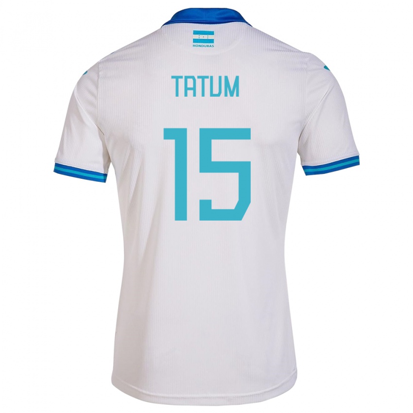 Børn Honduras Anfronit Tatum #15 Hvid Hjemmebane Spillertrøjer 24-26 Trøje T-Shirt