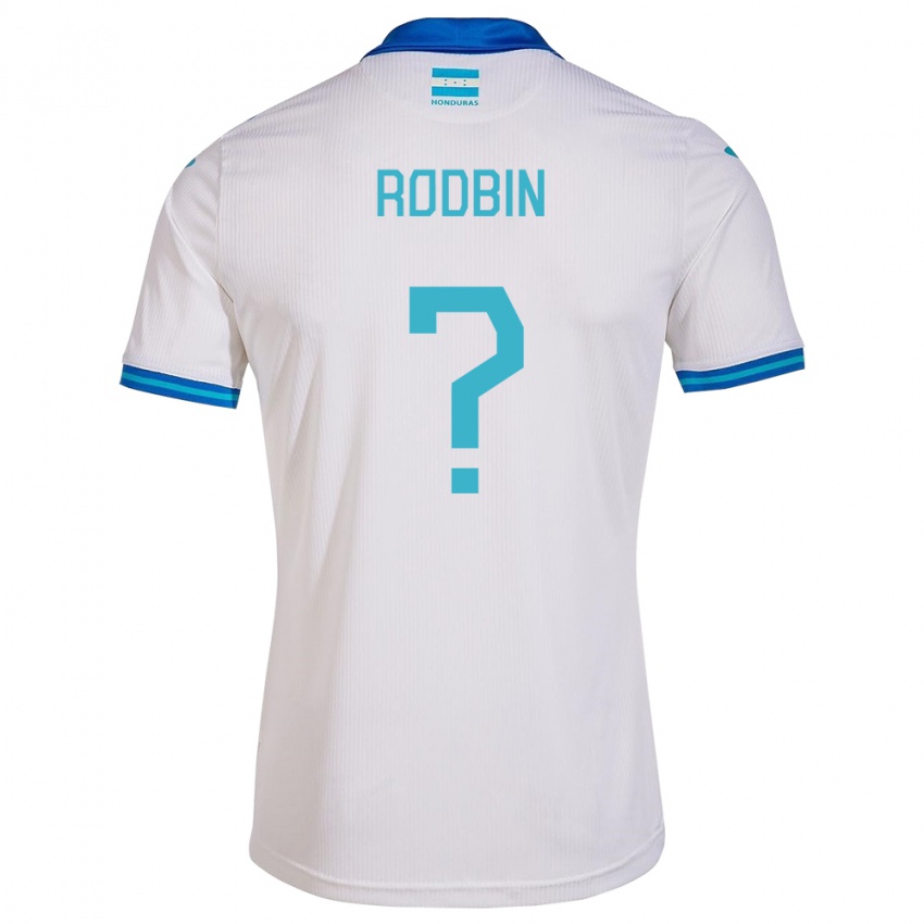 Børn Honduras Rodbin Mejía #0 Hvid Hjemmebane Spillertrøjer 24-26 Trøje T-Shirt