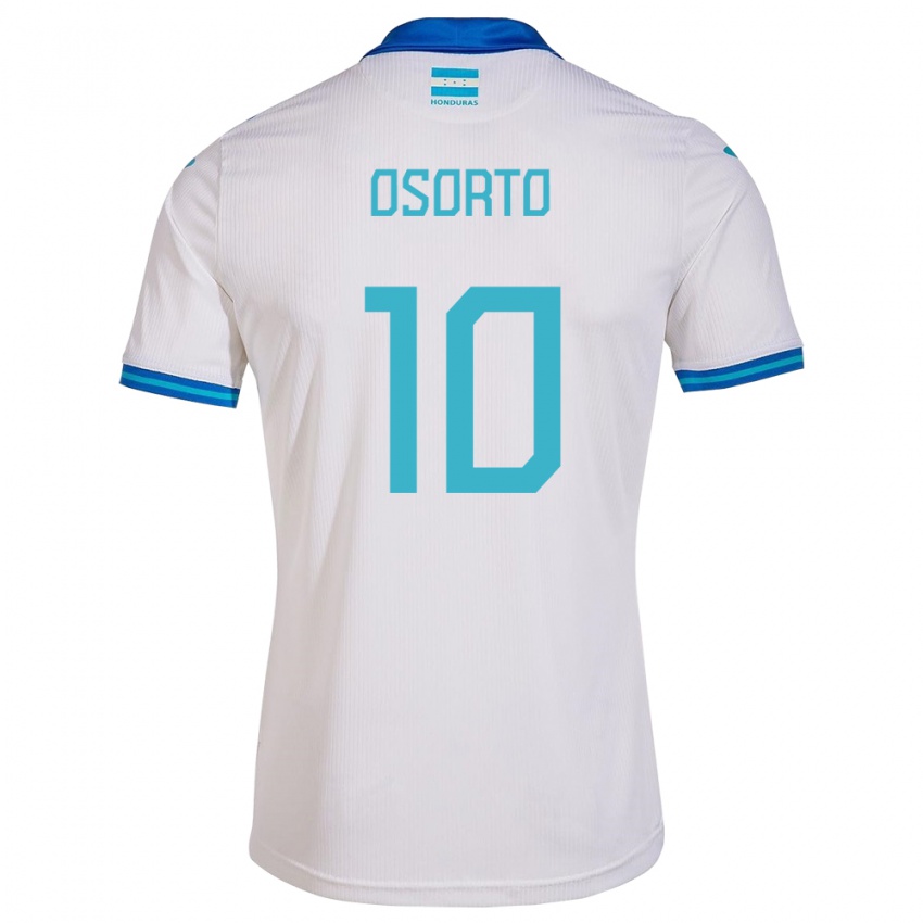 Børn Honduras Roberto Osorto #10 Hvid Hjemmebane Spillertrøjer 24-26 Trøje T-Shirt