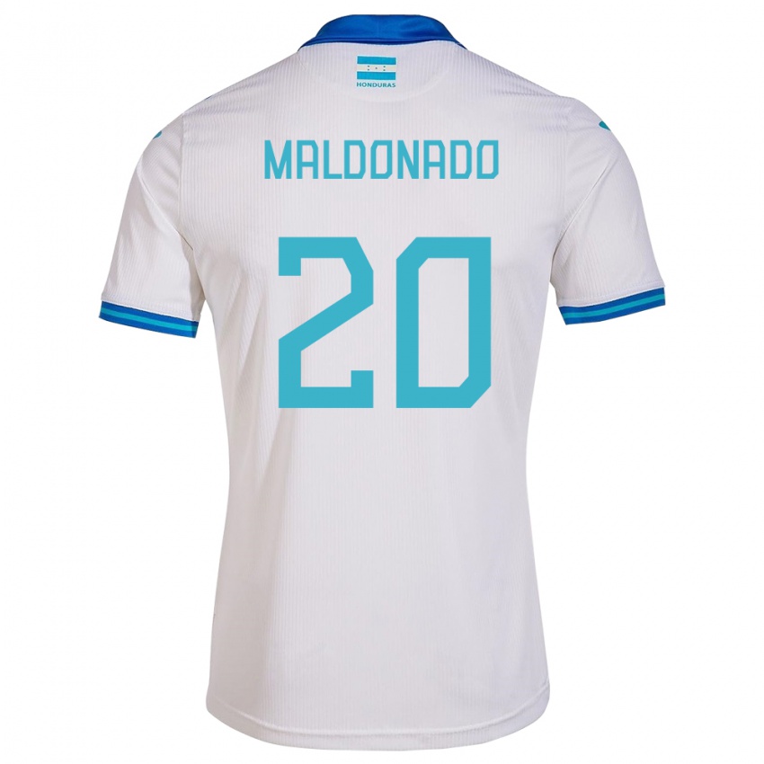 Børn Honduras Alessandro Maldonado #20 Hvid Hjemmebane Spillertrøjer 24-26 Trøje T-Shirt