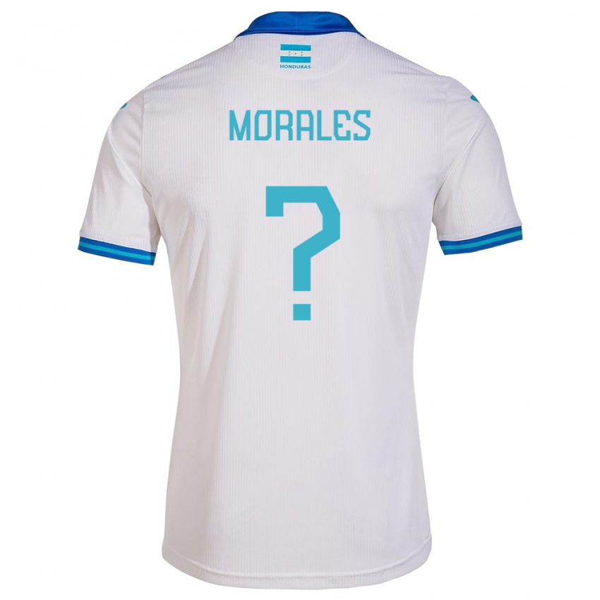 Børn Honduras Melida Morales #0 Hvid Hjemmebane Spillertrøjer 24-26 Trøje T-Shirt