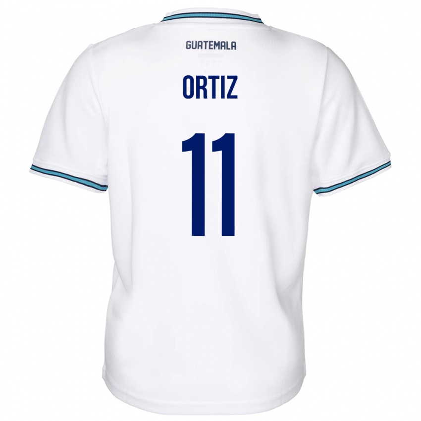 Børn Guatemala Andersson Ortiz #11 Hvid Hjemmebane Spillertrøjer 24-26 Trøje T-Shirt