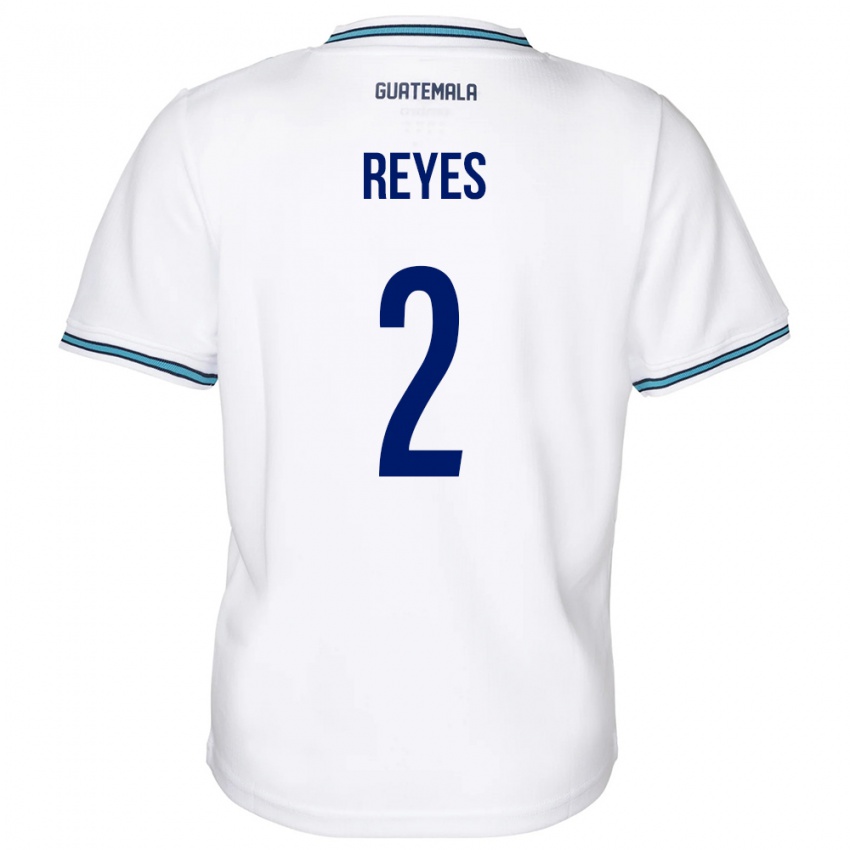 Børn Guatemala Samantha Reyes #2 Hvid Hjemmebane Spillertrøjer 24-26 Trøje T-Shirt