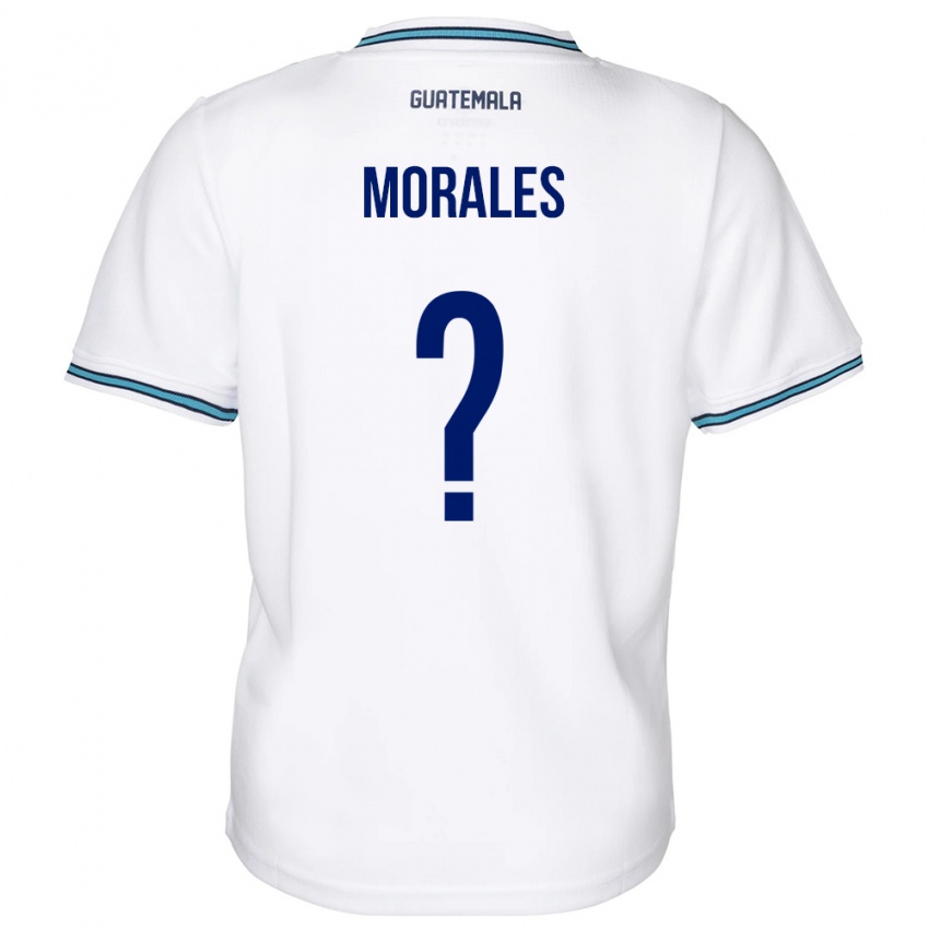 Børn Guatemala Karla Morales #0 Hvid Hjemmebane Spillertrøjer 24-26 Trøje T-Shirt