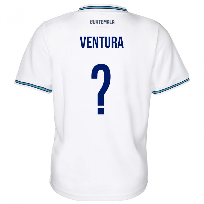 Børn Guatemala Lesly Ventura #0 Hvid Hjemmebane Spillertrøjer 24-26 Trøje T-Shirt