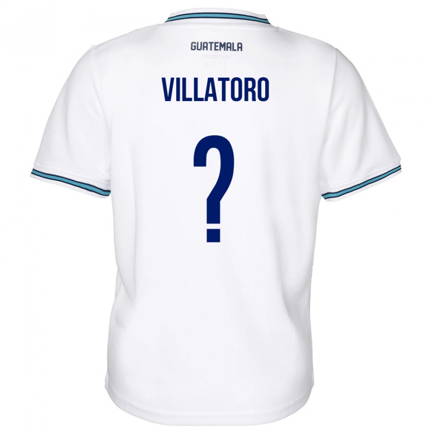 Børn Guatemala Grace Villatoro #0 Hvid Hjemmebane Spillertrøjer 24-26 Trøje T-Shirt