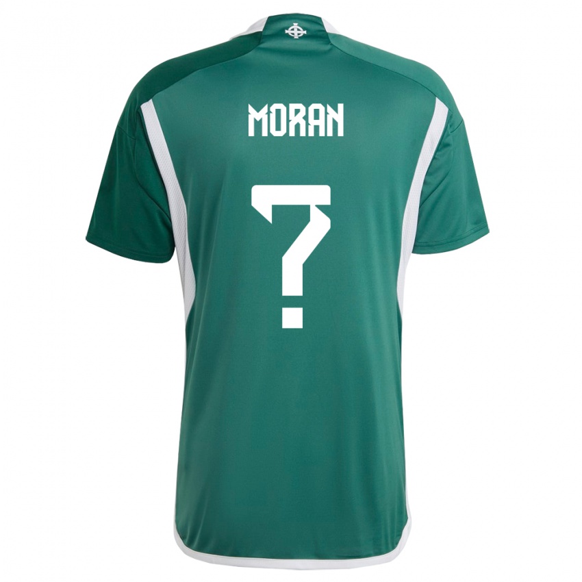 Børn Nordirland Harry Moran #0 Grøn Hjemmebane Spillertrøjer 24-26 Trøje T-Shirt