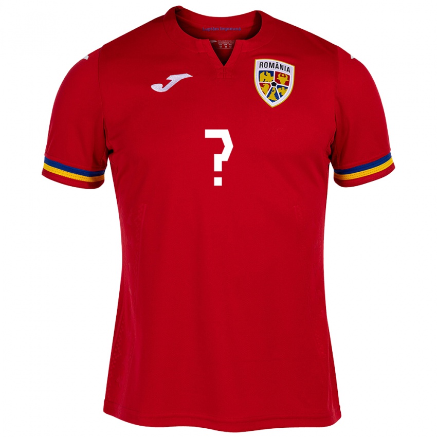 Børn Rumænien Rafael Fuleki #0 Rød Udebane Spillertrøjer 24-26 Trøje T-Shirt