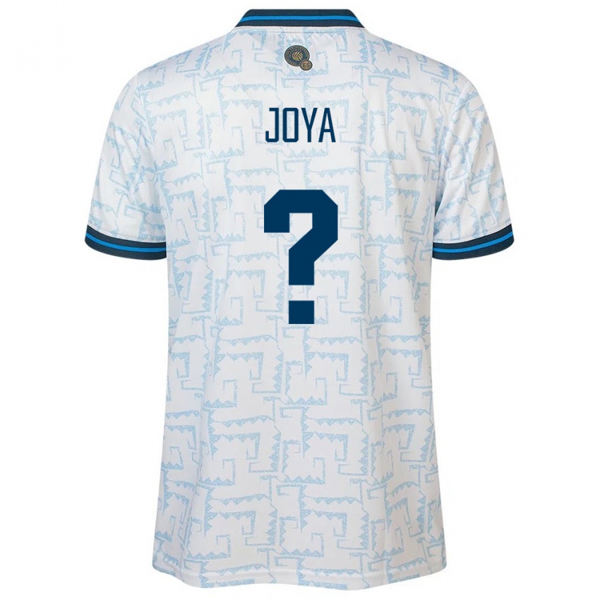 Børn El Salvador Marlon Joya #0 Hvid Udebane Spillertrøjer 24-26 Trøje T-Shirt