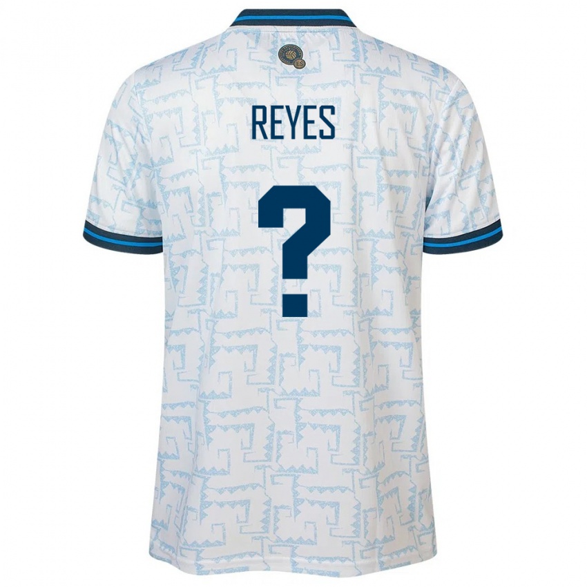 Børn El Salvador Jefferson Reyes #0 Hvid Udebane Spillertrøjer 24-26 Trøje T-Shirt