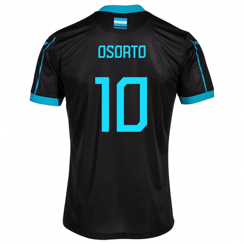 Børn Honduras Roberto Osorto #10 Sort Udebane Spillertrøjer 24-26 Trøje T-Shirt